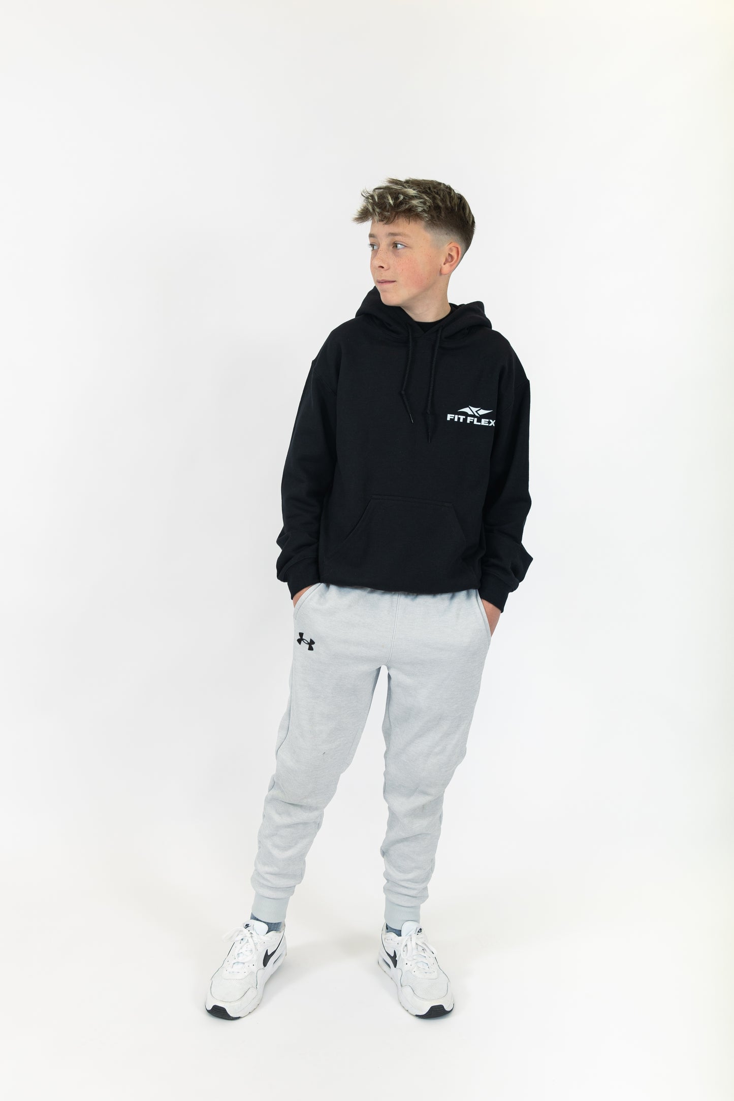 Fit Flex Basic Hoodie Black