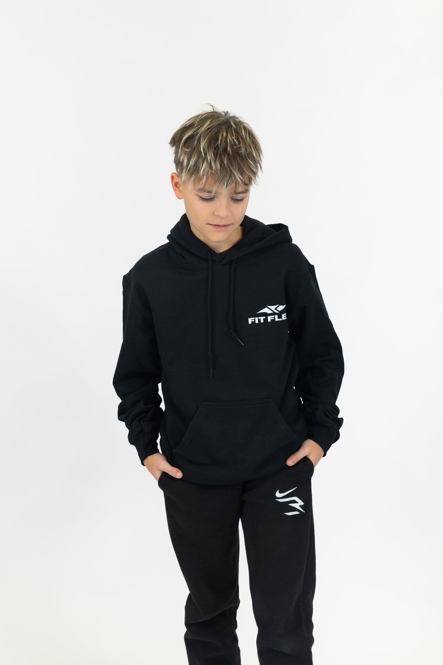 Fit Flex Basic Hoodie Black