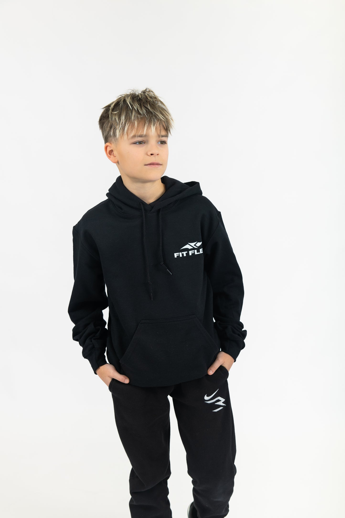 Fit Flex Basic Hoodie Black