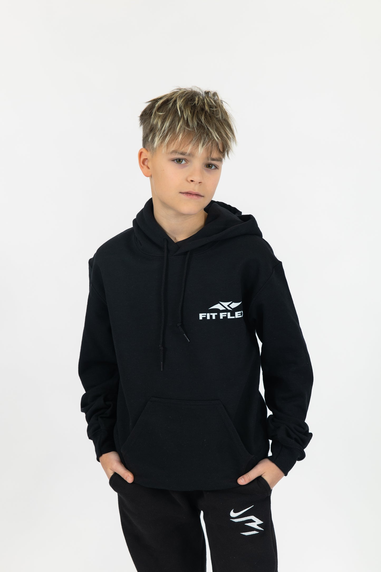 Fit Flex Basic Hoodie Black